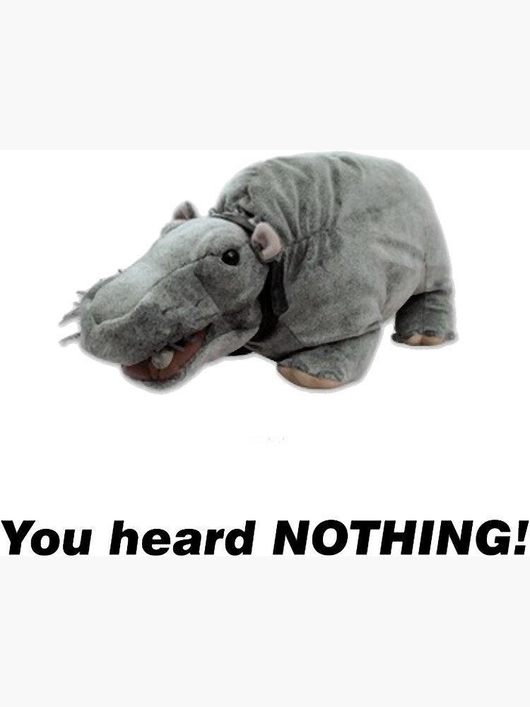 Stuffed cheap farting hippo