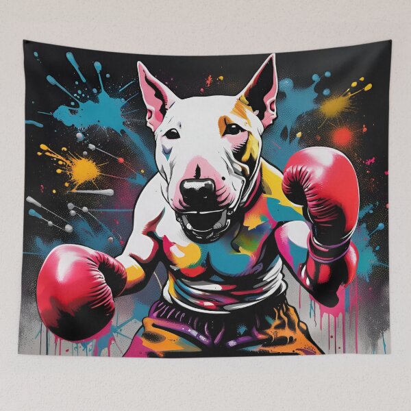 Item preview, English Bull Terrier Boxer in Boxing Stance designed and sold by Ameiva-Apparel.