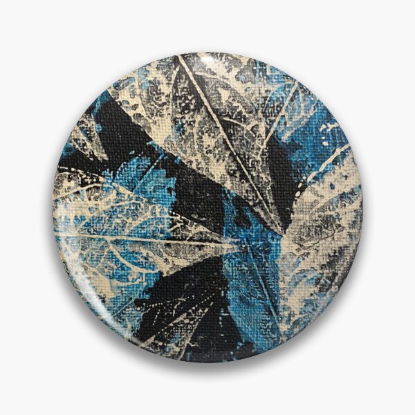 Item preview, Acrylic Painted Printed Leaves Photo Pattern designed and sold by zolarche.