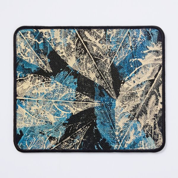 Item preview, Acrylic Painted Printed Leaves Photo Pattern designed and sold by zolarche.