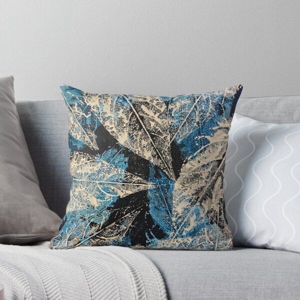 Item preview, Acrylic Painted Printed Leaves Photo Pattern designed and sold by zolarche.