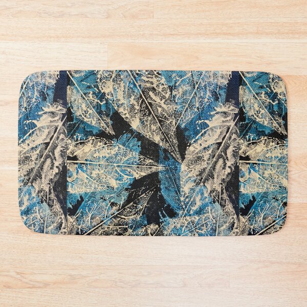 Item preview, Acrylic Painted Printed Leaves Photo Pattern designed and sold by zolarche.
