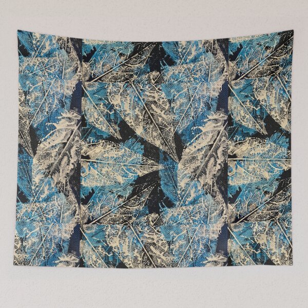 Item preview, Acrylic Painted Printed Leaves Photo Pattern designed and sold by zolarche.