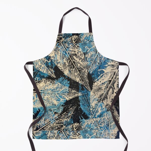 Item preview, Acrylic Painted Printed Leaves Photo Pattern designed and sold by zolarche.