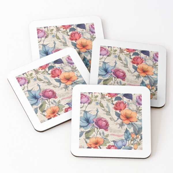 Item preview, Postal Watercolor Floral Pattern 1 designed and sold by Rae-SunshineArt.