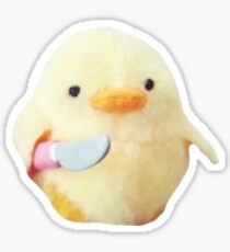 Duck Knife Sticker
