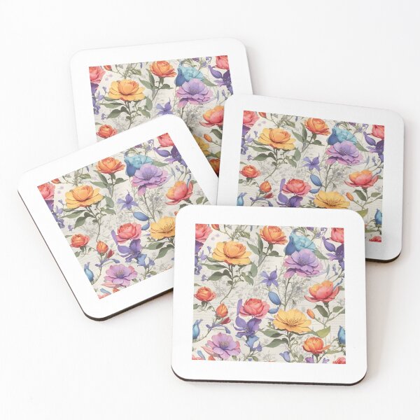 Item preview, Postal Watercolor Floral Pattern 2 designed and sold by Rae-SunshineArt.