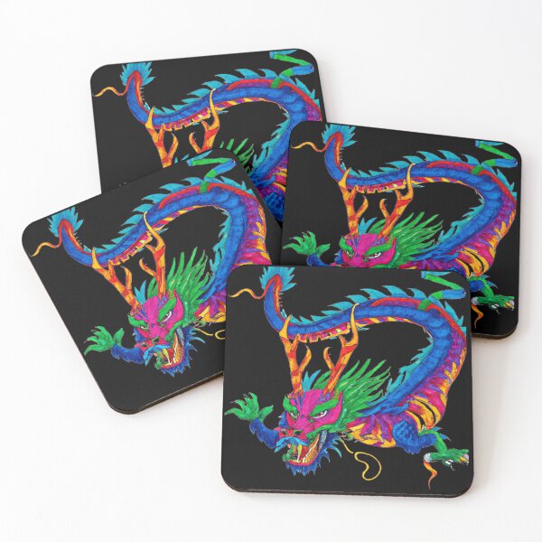 Item preview, Multicolor Chinese Dragon - Version 1 designed and sold by AtlantisApparel.