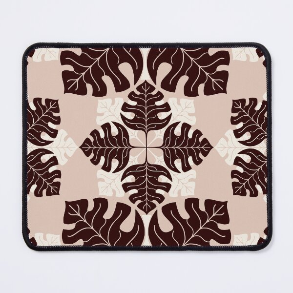 Item preview, Pattern brown monstera leaves designed and sold by MyMaryDesign.
