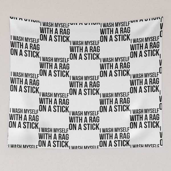 Item preview, I wash myself with a rag on a stick designed and sold by KohlCandis.