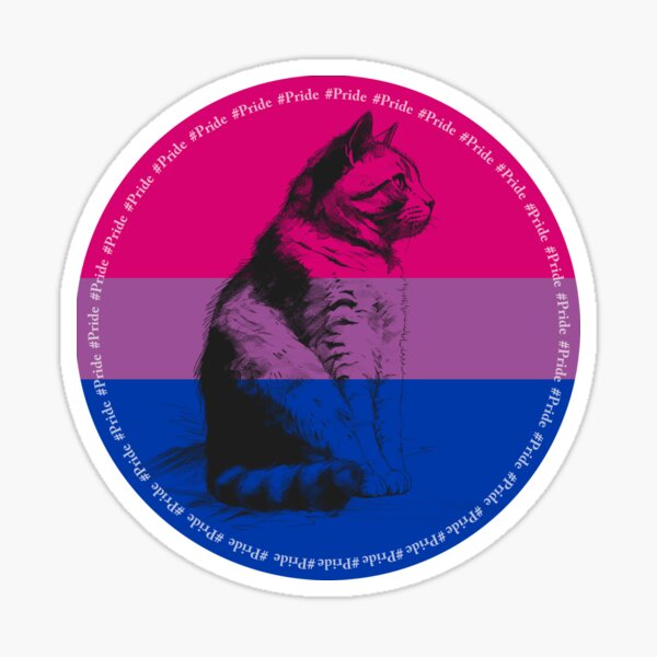 Kawaii Cat Pile Asexual Sticker – Irene Koh Studio