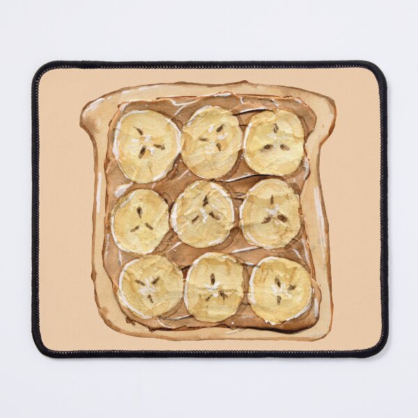 Item preview, Peanut Butter Banana Toast - Watercolor Painting designed and sold by Pattokarts.