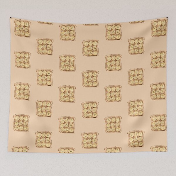 Item preview, Peanut Butter Banana Toast - Watercolor Painting designed and sold by Pattokarts.