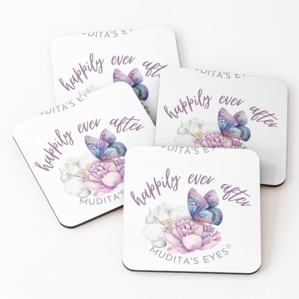 Item preview,  Romantic "Happily ever after"  Wedding Day Wishes & Proposal Butterfly Sticker designed and sold by MuditasEyes.