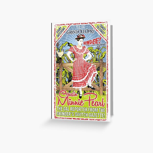 Item preview, Minnie Pearl Grand Ole Opry Country Music Grinders Switch HEE Haw Nashville Tn Art Tv Comedy designed and sold by Rebeccacumpston.