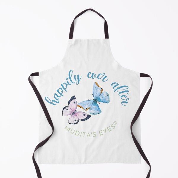 Item preview,  Romantic "Happily ever after"  Wedding Day Wishes & Proposal Blue Butterfly Sticker designed and sold by MuditasEyes.