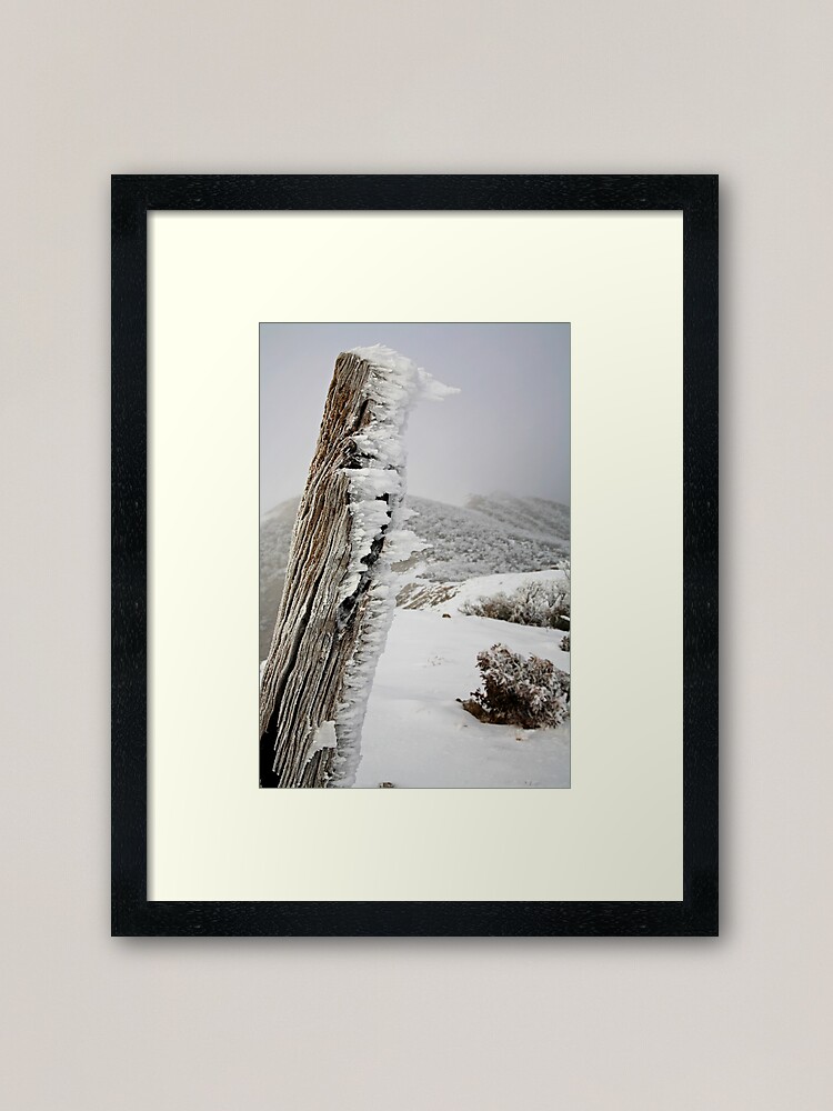Alternate view of Winter on the Razorback, Mt Hotham, Australia Framed Art Print