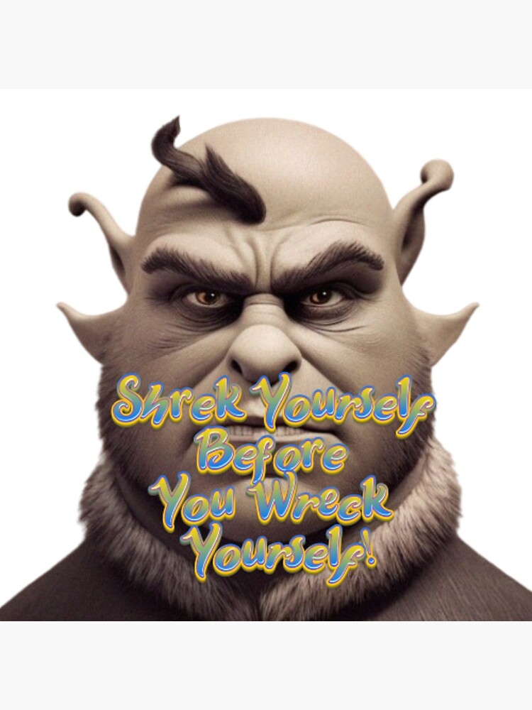 Shrek meme | Art Board Print