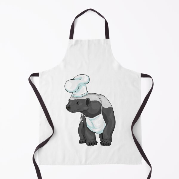 Item preview, Honey badger Chef Chef hat designed and sold by Snabdesign84.