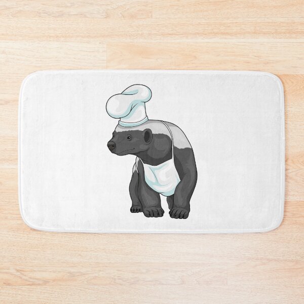 Item preview, Honey badger Chef Chef hat designed and sold by Snabdesign84.