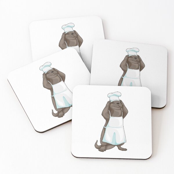 Item preview, Otter Chef Cooking apron designed and sold by Snabdesign84.