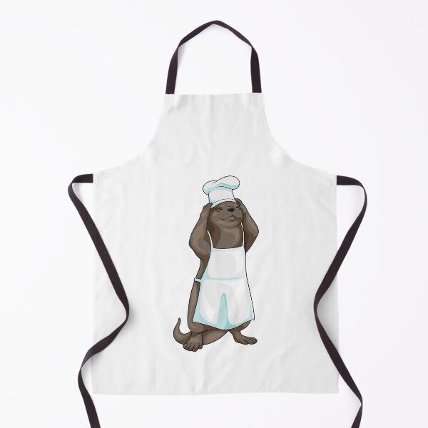 Item preview, Otter Chef Cooking apron designed and sold by Snabdesign84.