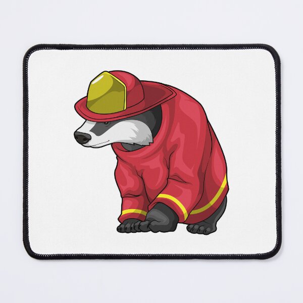 Item preview, Honey badger Firefighter Fire department designed and sold by Snabdesign84.