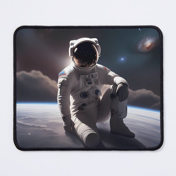 Item preview, an astronaut floats alone in space, contemplating the vastness of the universe designed and sold by shapkukhamrnv.
