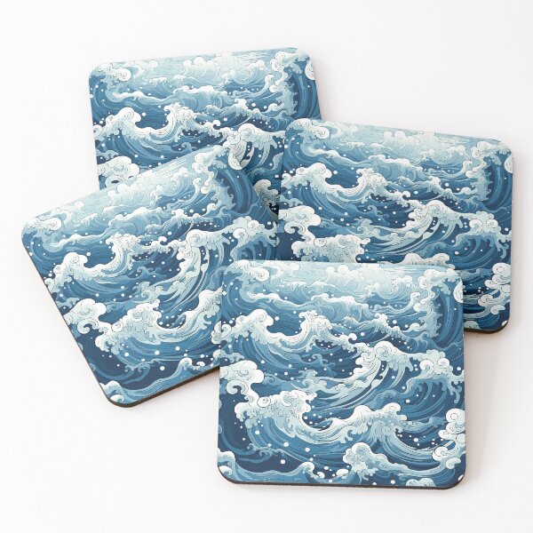 Item preview, sea waves designed and sold by Fran Fryberg.