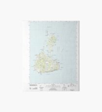 USGS TOPO Map Rhode Island RI Block Island 20120604 TM Art Board