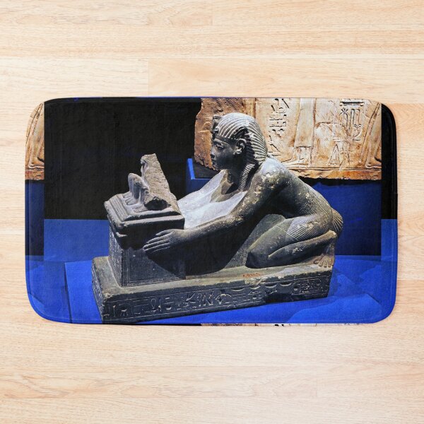 Item preview, vr 3318 / finition 2023 - 6 Statue du pharaon ramsès ll à genoux, offrant son nom en rébus - Okaio Créations  Olavia-Olao designed and sold by o.okaïo.