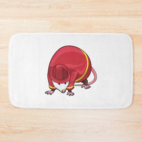 Item preview, Opossum Firefighter Fire helmet Fire department designed and sold by Snabdesign84.