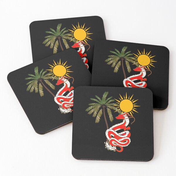 Item preview, A cool dragon under palm trees. designed and sold by ReneMM.