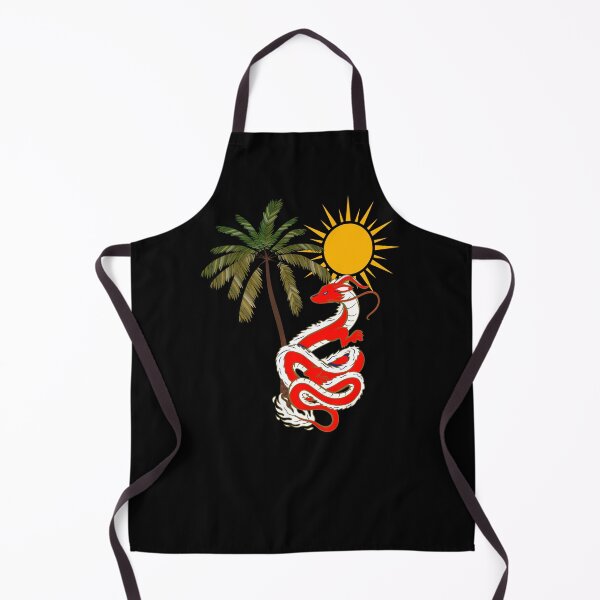 Item preview, A cool dragon under palm trees. designed and sold by ReneMM.