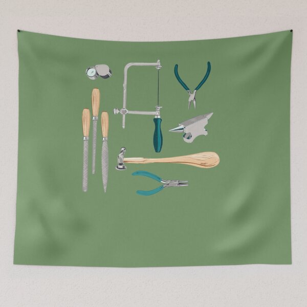 Item preview, Jewellery artist and Goldsmith tools of the trade - white   	 designed and sold by guibempdaho41.