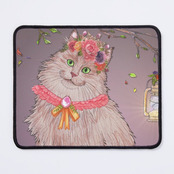 Item preview, TopModel Kitty - Floral Kitten designed and sold by shipperfangirl.