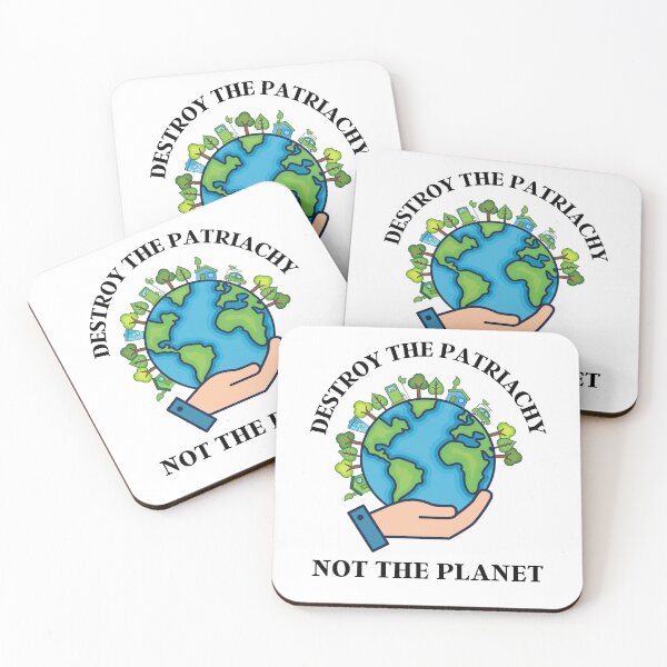 Item preview, Destroy the patriachy not the planet  designed and sold by tokyoberlin.