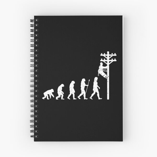 Item preview, Funny Lineman Evolution Men Electric Cable Lineman designed and sold by DSWShirts.