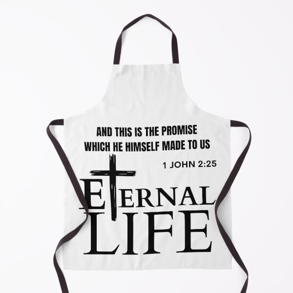 Item preview, Eternal Life Jesus Christ Cross Bible Verse Quote Christian designed and sold by john316store.