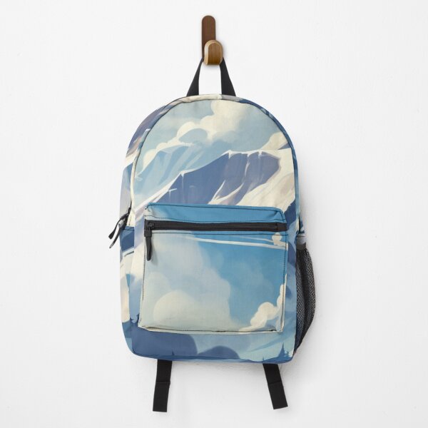 Item preview, A mountaintop with clouds and snow designed and sold by isBotStore.