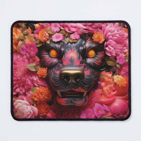 Item preview, Floral Firebreath: Dragon Head in Ryohei Fuke Style! designed and sold by calharborne.
