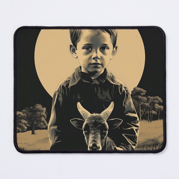 Item preview, Boy with goat 2 designed and sold by GeoColl.