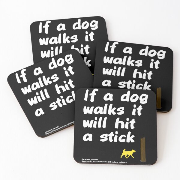 Item preview, If a dog walks it will hit a stick designed and sold by Animal-Avenue.