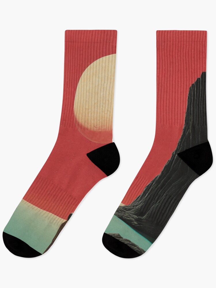 Thumbnail 1 of 5, Socks, Red Sunset designed and sold by AI-G-I-.