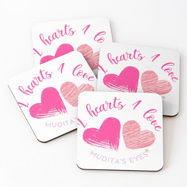 Item preview,  " 2 hearts 1 love" Divine Goddess & Queen Soulmates Couple Sticker designed and sold by MuditasEyes.