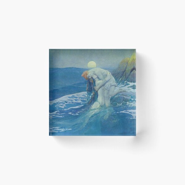 Item preview, The Mermaid by Howard Pyle designed and sold by Ethereal Amour.