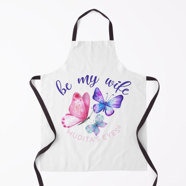 Item preview,  Colorful "Be my wife" Beautiful Wedding Proposal Butterfly  Sticker designed and sold by MuditasEyes.