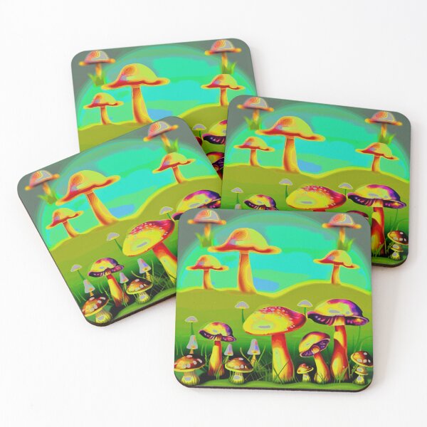 Item preview, mushroom landscape 2023 tileartwork designed and sold by tileartwork.
