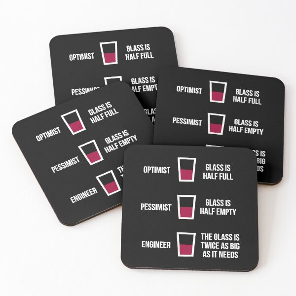 Item preview, Engineer Glass Half Full Funny Engineering Joke  designed and sold by CharlesHowarde.