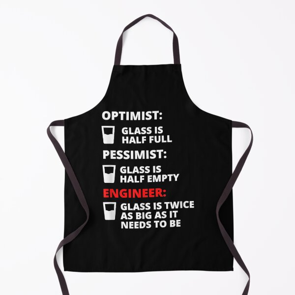 Item preview, Engineer Half Full Glass - Funny Engineering Joke  designed and sold by CharlesHowarde.